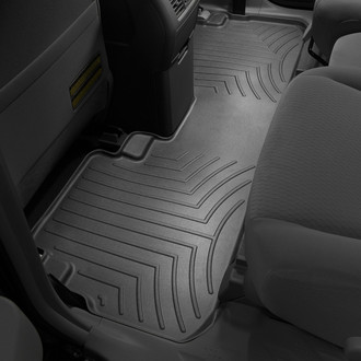 WeatherTech® - DigitalFit™ 2nd Row Black Molded Floor Liner