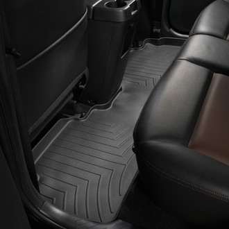 WeatherTech® - DigitalFit™ 2nd Row Black Molded Floor Liner