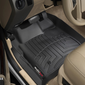 WeatherTech® - DigitalFit™ 1st Row Black Molded Floor Liners