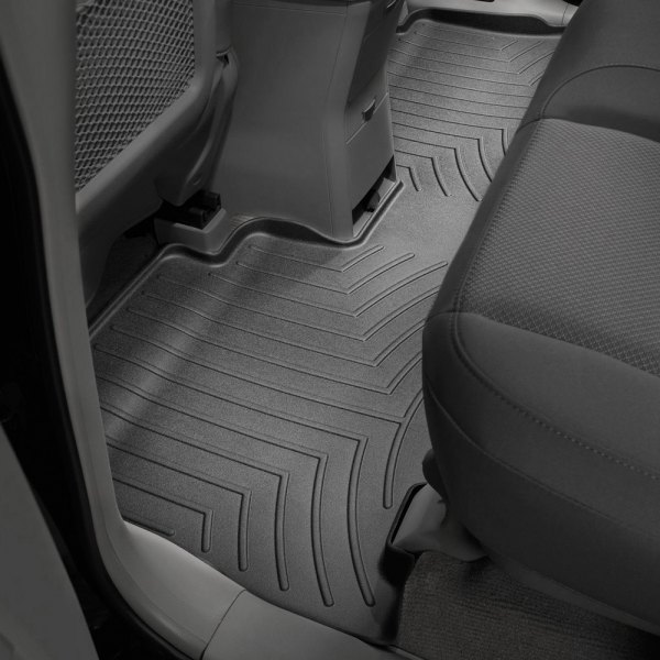Weathertech® 441422 DigitalFit™ 2nd Row Black Molded Floor Liner