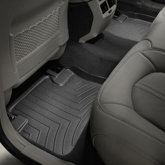 WeatherTech® - DigitalFit™ 2nd Row Black Molded Floor Liners