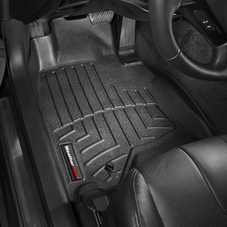 WeatherTech® - DigitalFit™ 1st Row Black Molded Floor Liners