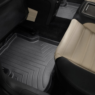 WeatherTech® - DigitalFit™ 2nd Row Black Molded Floor Liners