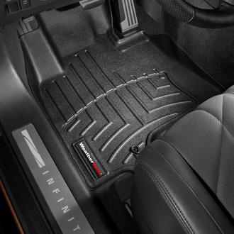 WeatherTech® - DigitalFit™ 1st Row Black Molded Floor Liners