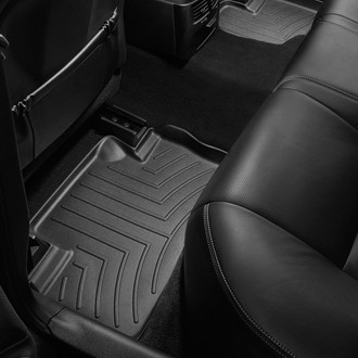 WeatherTech® - DigitalFit™ 2nd Row Black Molded Floor Liners