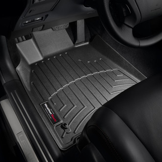 WeatherTech® - DigitalFit™ 1st Row Black Molded Floor Liners