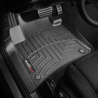 WeatherTech® - DigitalFit™ 1st Row Black Molded Floor Liners