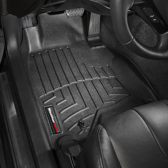 WeatherTech® - DigitalFit™ 1st Row Black Molded Floor Liners