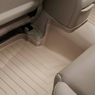 WeatherTech® - DigitalFit™ 2nd Row Tan Molded Floor Liner