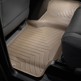 WeatherTech® - DigitalFit™ 2nd Row Tan Molded Floor Liner