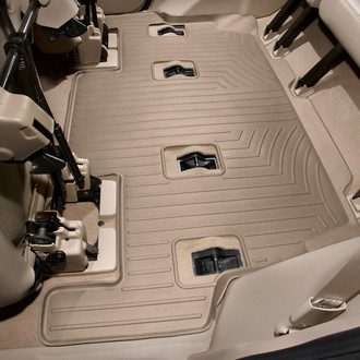 WeatherTech® - DigitalFit™ 3rd Row Tan Molded Floor Liner