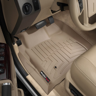 WeatherTech® - DigitalFit™ 1st Row Tan Molded Floor Liners