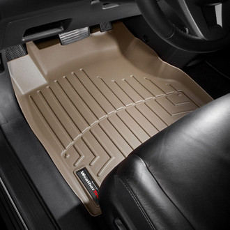 WeatherTech® - DigitalFit™ 1st Row Tan Molded Floor Liners