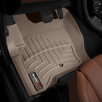WeatherTech® - DigitalFit™ 1st Row Tan Molded Floor Liners