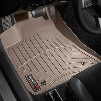 WeatherTech® - DigitalFit™ 1st Row Tan Molded Floor Liners