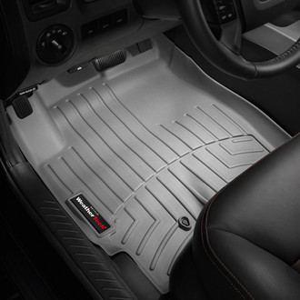 WeatherTech® - DigitalFit™ 1st Row Gray Molded Floor Liners