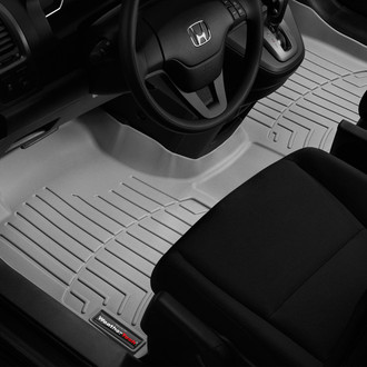 WeatherTech® - DigitalFit™ 1st Row (Over the Hump) Gray Molded Floor Liner
