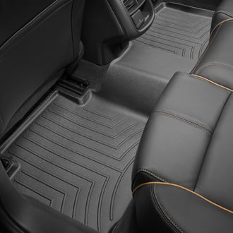 WeatherTech® - DigitalFit™ 2nd Row Black Molded Floor Liner