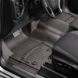 WeatherTech® - DigitalFit™ 1st Row (Over the Hump) Cocoa Molded Floor Liner