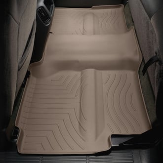 WeatherTech® - DigitalFit™ 2nd Row with Underseat Coverage Tan Molded Floor Liner