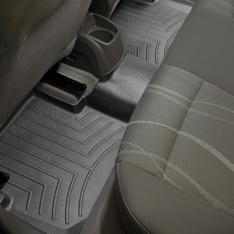 WeatherTech® - DigitalFit™ 2nd Row Black Molded Floor Liner