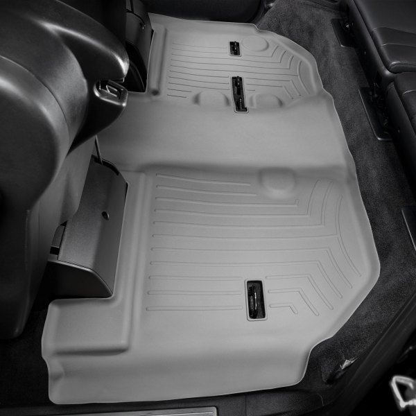 Gray 462355 WeatherTech Rear FloorLiner for Select Cadillac/Chevrolet/GMC Models 