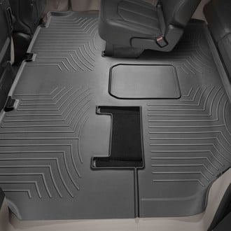 WeatherTech® - DigitalFit™ 2nd & 3rd Row Black Molded Floor Liner