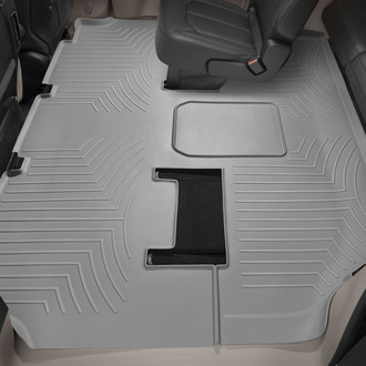 WeatherTech® - DigitalFit™ 2nd & 3rd Row Gray Molded Floor Liner