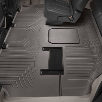 WeatherTech® - DigitalFit™ 2nd & 3rd Row Cocoa Molded Floor Liner