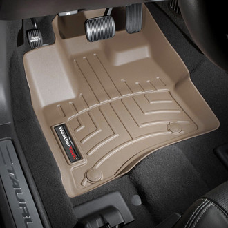 WeatherTech® - DigitalFit™ 1st Row Tan Molded Floor Liners