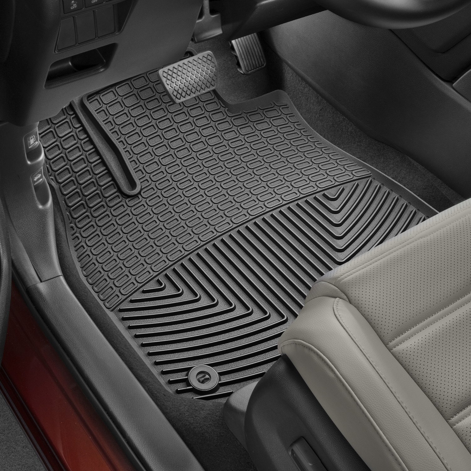 Weathertech® W509 - All-Weather 1st Row Black Floor Mats 