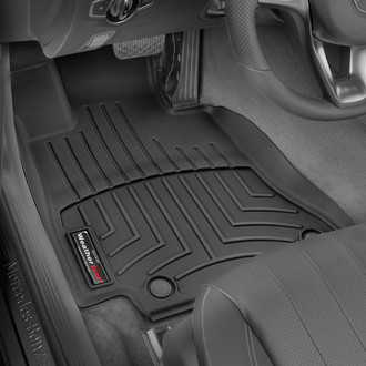 WeatherTech® - DigitalFit™ 1st Row Black Molded Floor Liners