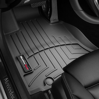 WeatherTech® - DigitalFit™ 1st Row Black Molded Floor Liners