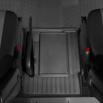 WeatherTech® - DigitalFit™ Center Aisle Black Molded Floor Liner
