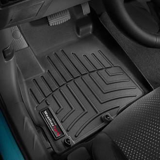 WeatherTech® - DigitalFit™ 1st Row Black Molded Floor Liners