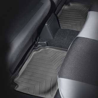 WeatherTech® - DigitalFit™ 2nd Row Black Molded Floor Liners