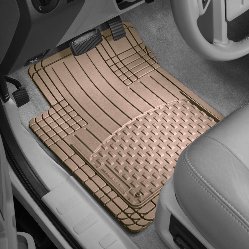 WeatherTech Tan 56 in. x 16 in. Over The Hump Rubber Car Mat