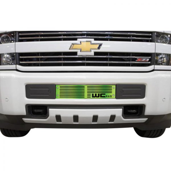 Wehrli Custom Fabrication® - 1-Pc Apple Frost Two Stage Powder Coated Bumper Grille