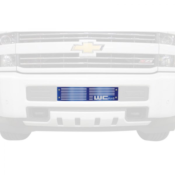 Wehrli Custom Fabrication® - 1-Pc Bengal Blue Single Stage Powder Coated Bumper Grille