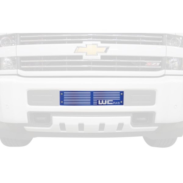 Wehrli Custom Fabrication® - 1-Pc Blueberry Frost Two Stage Powder Coated Bumper Grille