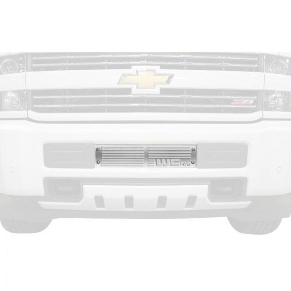 Wehrli Custom Fabrication® - 1-Pc Bengal Silver Single Stage Powder Coated Bumper Grille