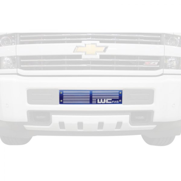 Wehrli Custom Fabrication® - 1-Pc Candy Blue Two Stage Powder Coated Bumper Grille