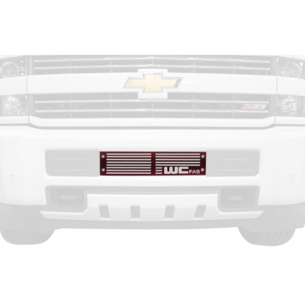 Wehrli Custom Fabrication® - 1-Pc Cherry Frost Two Stage Powder Coated Bumper Grille