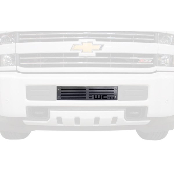 Wehrli Custom Fabrication® - 1-Pc Charcoal Texture Single Stage Powder Coated Bumper Grille