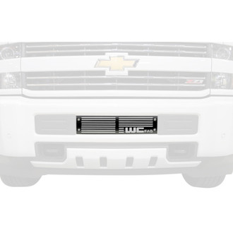 Wehrli Custom Fabrication® - 1-Pc Gloss Black Single Stage Powder Coated Bumper Grille