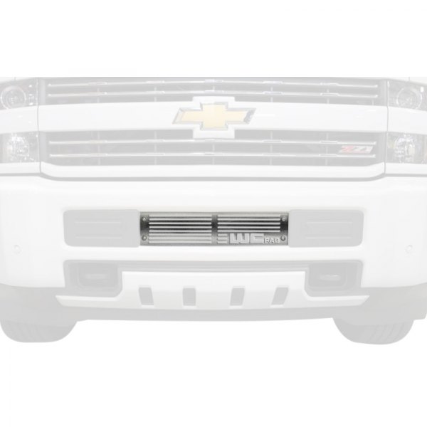 Wehrli Custom Fabrication® - 1-Pc Gray Two Stage Powder Coated Bumper Grille