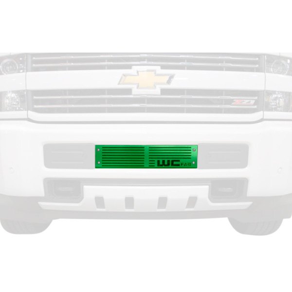 Wehrli Custom Fabrication® - 1-Pc John Deere Green Single Stage Powder Coated Bumper Grille