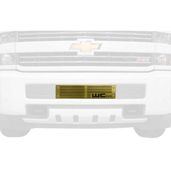 Wehrli Custom Fabrication® - 1-Pc John Deere Yellow Single Stage Powder Coated Bumper Grille