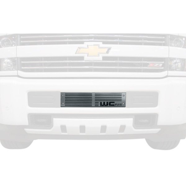 Wehrli Custom Fabrication® - 1-Pc Mega Gray Two Stage Powder Coated Bumper Grille