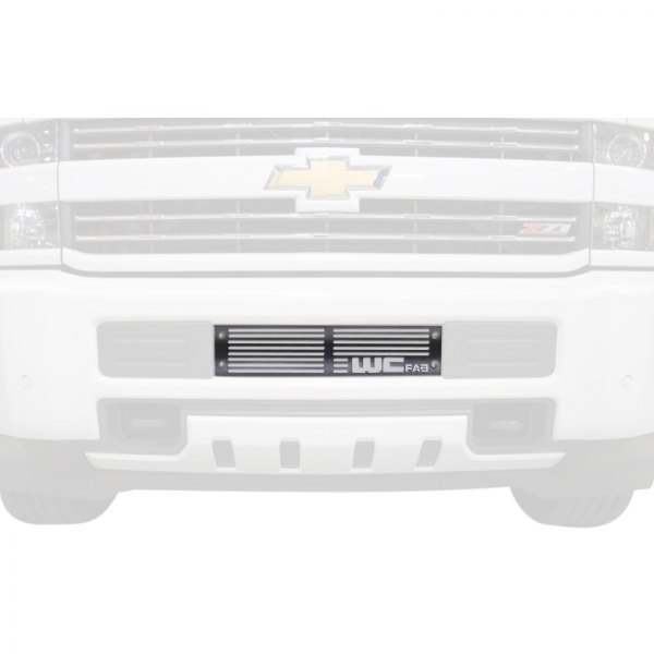 Wehrli Custom Fabrication® - 1-Pc Mica Gray Single Stage Powder Coated Bumper Grille